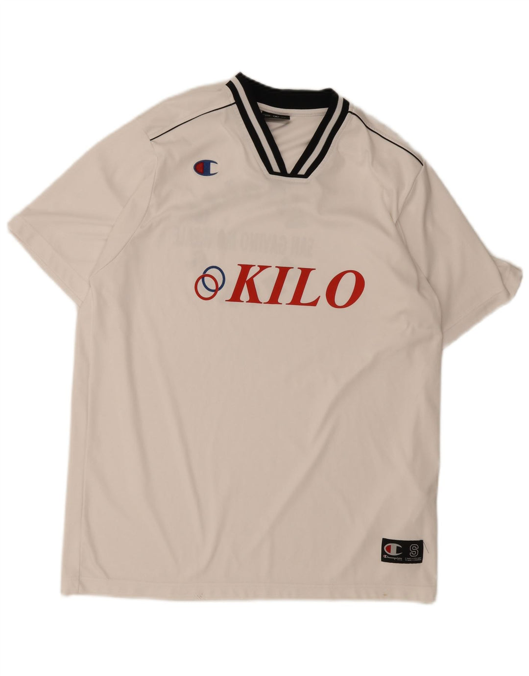 Champion T-Shirt Graphique Homme Petit Blanc