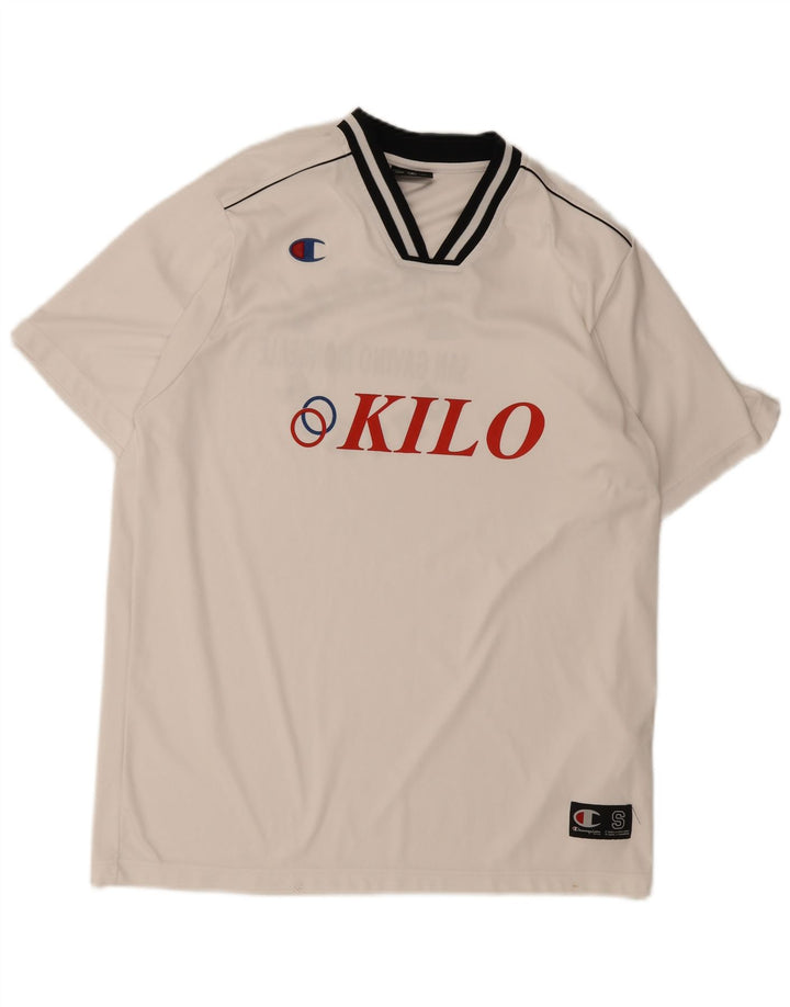 Champion T-Shirt Graphique Homme Petit Blanc