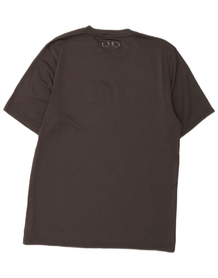 Under Armour T-Shirt Heat Gear Graphic Homme Petit Gris Polyester