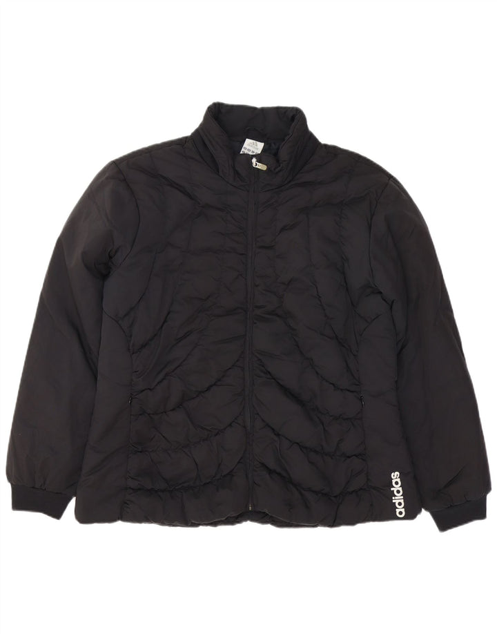 ADIDAS Veste rembourrée pour femmes UK 22 3XL Noir Polyester