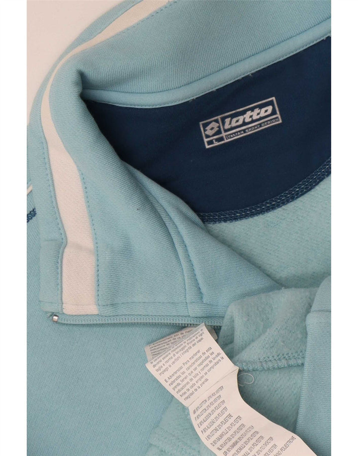 Lotto Veste de survêtement pour femme UK 16 Large Bleu Coton
