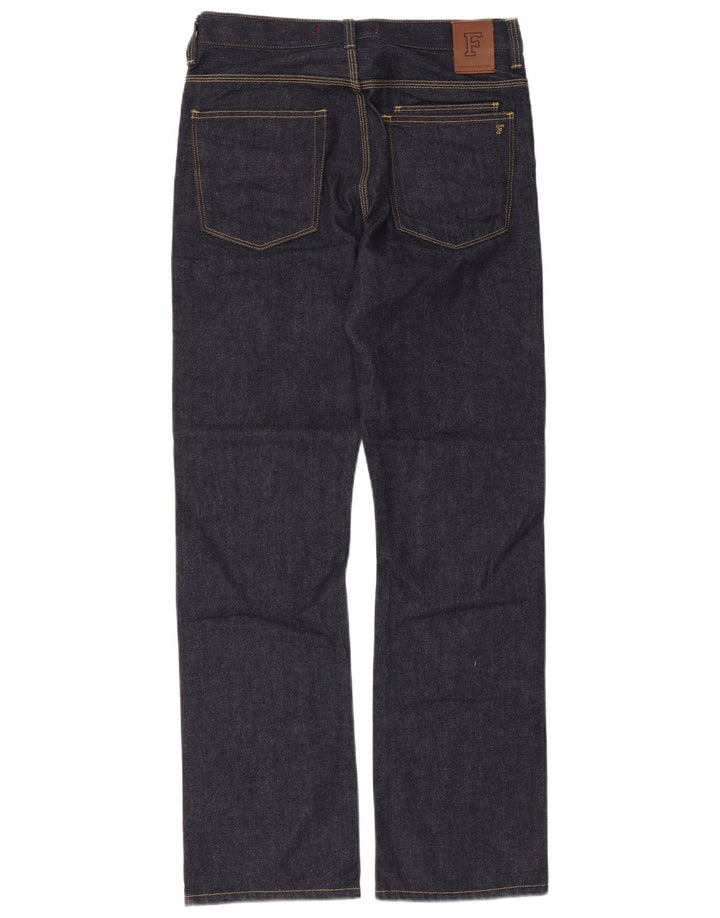 French Connection Jean Droit Regular Homme W32 L32 Bleu Marine Coton