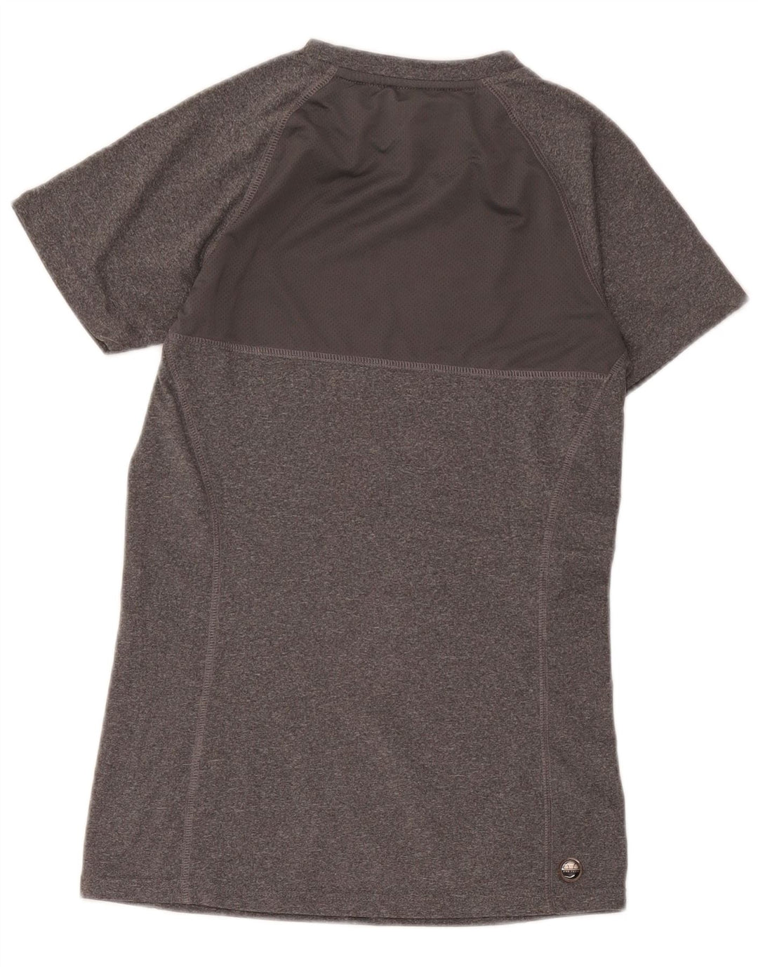 Ellesse T-shirt graphique pour femme UK 10 Small Gris Polyester