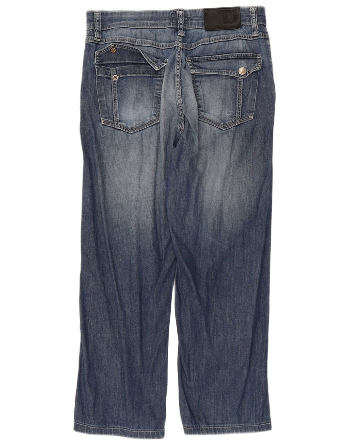 Trussardi Jean Court W30 L24 Bleu Coton Homme