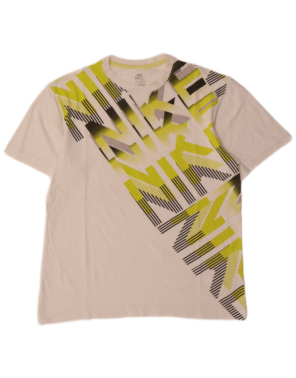 Nike T-shirt graphique pour garçon 13-14 ans XL Blanc