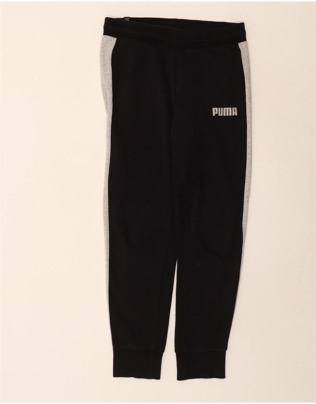 Puma Pantalon de survêtement pour femme Joggers UK 10 Small Noir Colourblock