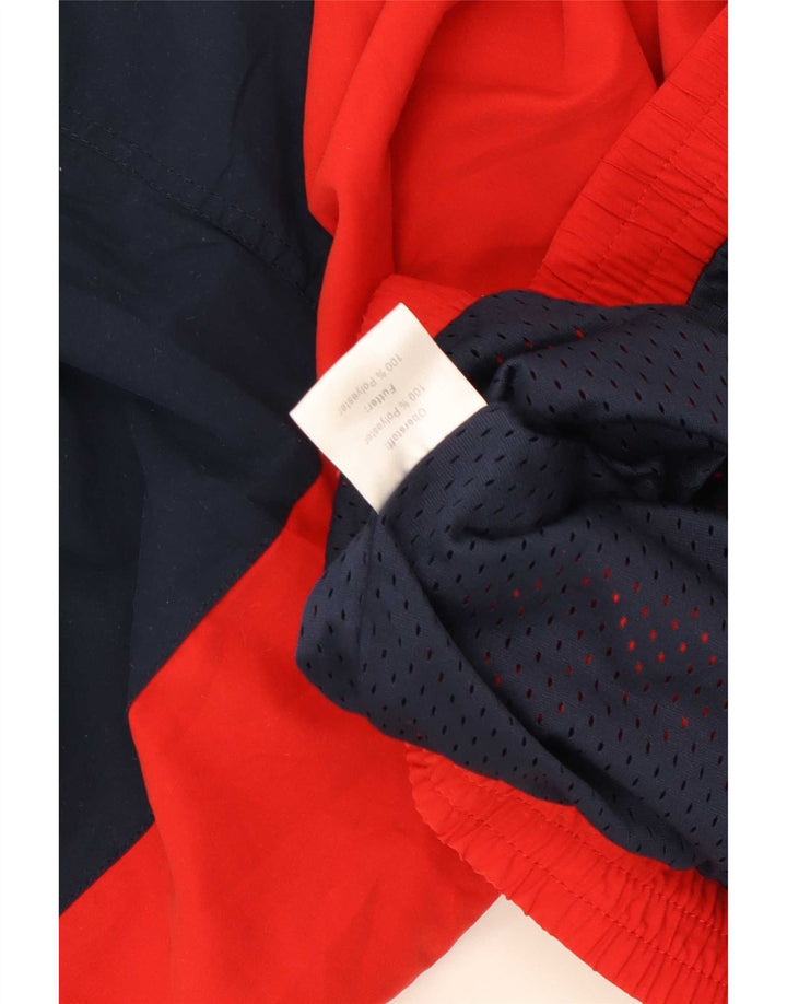 Shamp Veste de survêtement pour homme XL Rouge Colourblock Polyester