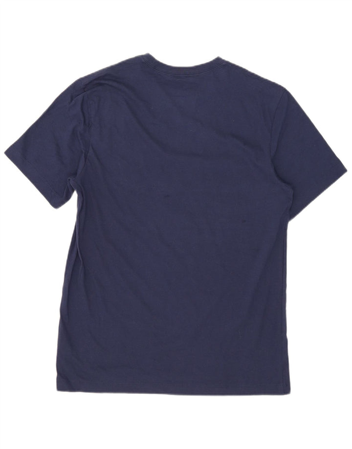 Nike T-shirt graphique pour homme en coton bleu marine moyen