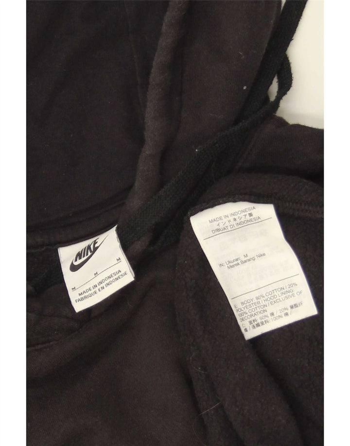 Nike Pull à capuche pour homme en coton noir moyen