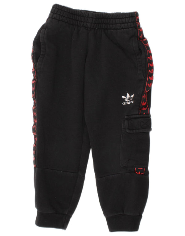 ADIDAS Pantalon de survêtement graphique pour bébé garçon 18-24 mois Noir