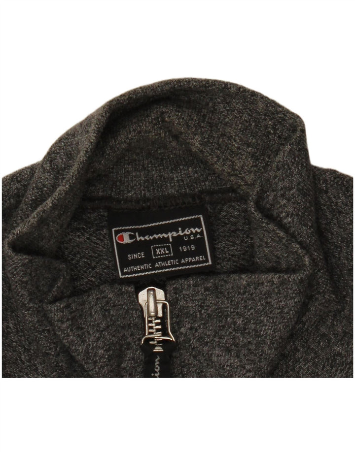 Champion Veste de survêtement pour homme 2XL Gris moucheté