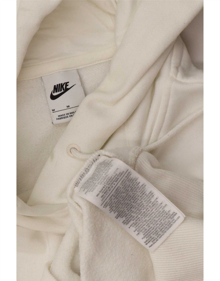 Nike Pull à capuche pour femme UK 14 en coton blanc moyen