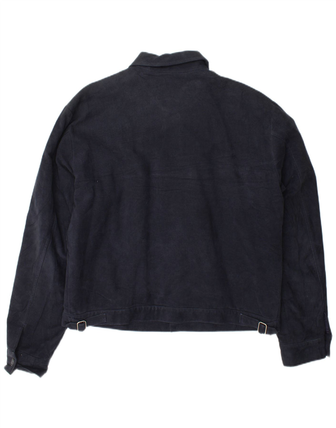 Guess Veste Bomber Homme UK 40 Large Bleu Marine Coton
