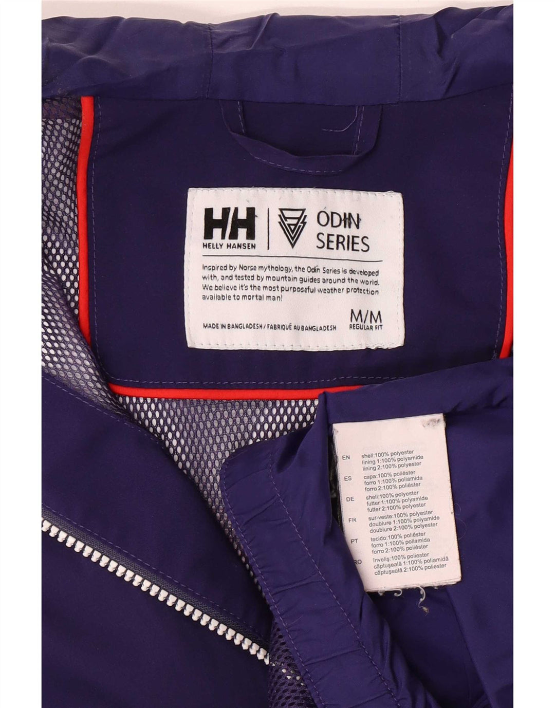 Helly Hansen Veste de pluie à capuche pour femme UK 14 Violet moyen Polyester