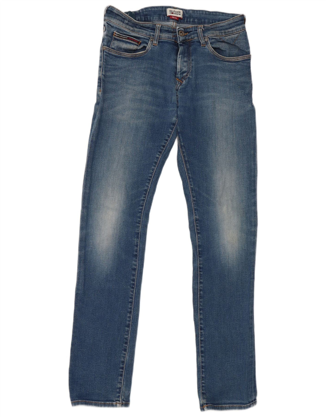 Tommy Hilfiger Jean Slim Homme W30 L32 Bleu Coton