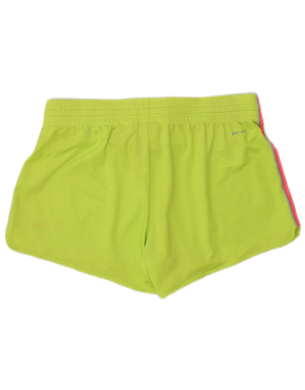 Nike Short de sport Dri Fit pour femme UK 14 Vert moyen Polyester
