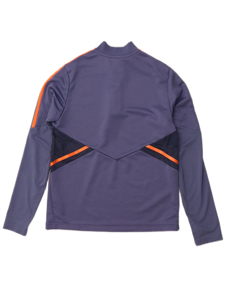 ADIDAS Haut de Survêtement Pull Manchester United Garçon 13-14 Ans Bleu