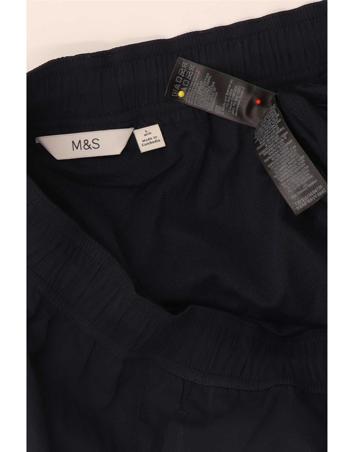 Marks & Spencer Short de bain homme grand bleu marine polyester