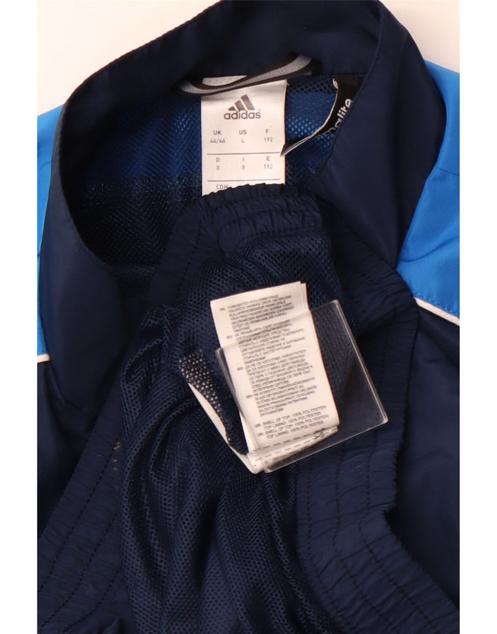 ADIDAS Veste de survêtement Climalite pour homme UK 44/46 Large Bleu marine
