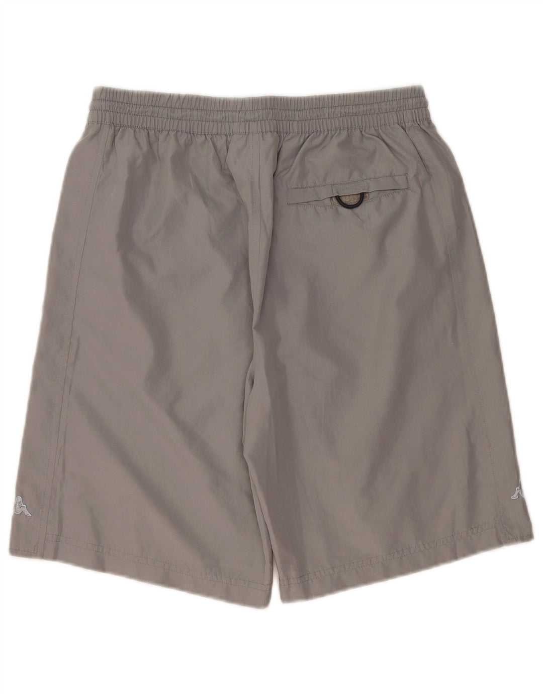 Kappa Short de Sport Homme Gris Moyen Polyester