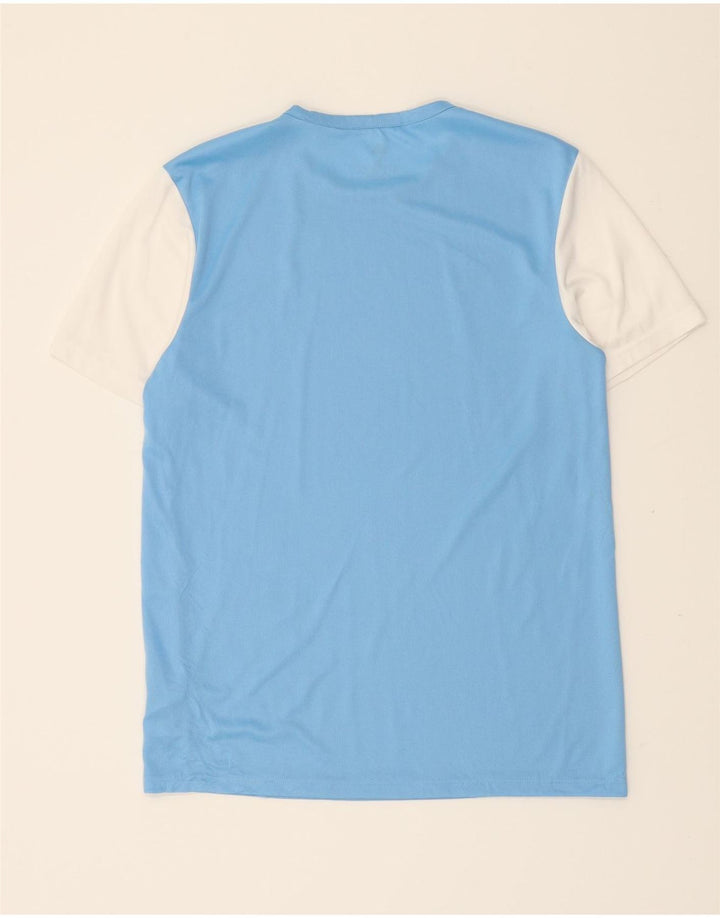 ADIDAS Mens Aeroready T-Shirt Top Small Blue Colourblock Polyester Vintage Adidas and Second-Hand Adidas from Messina Hembry 