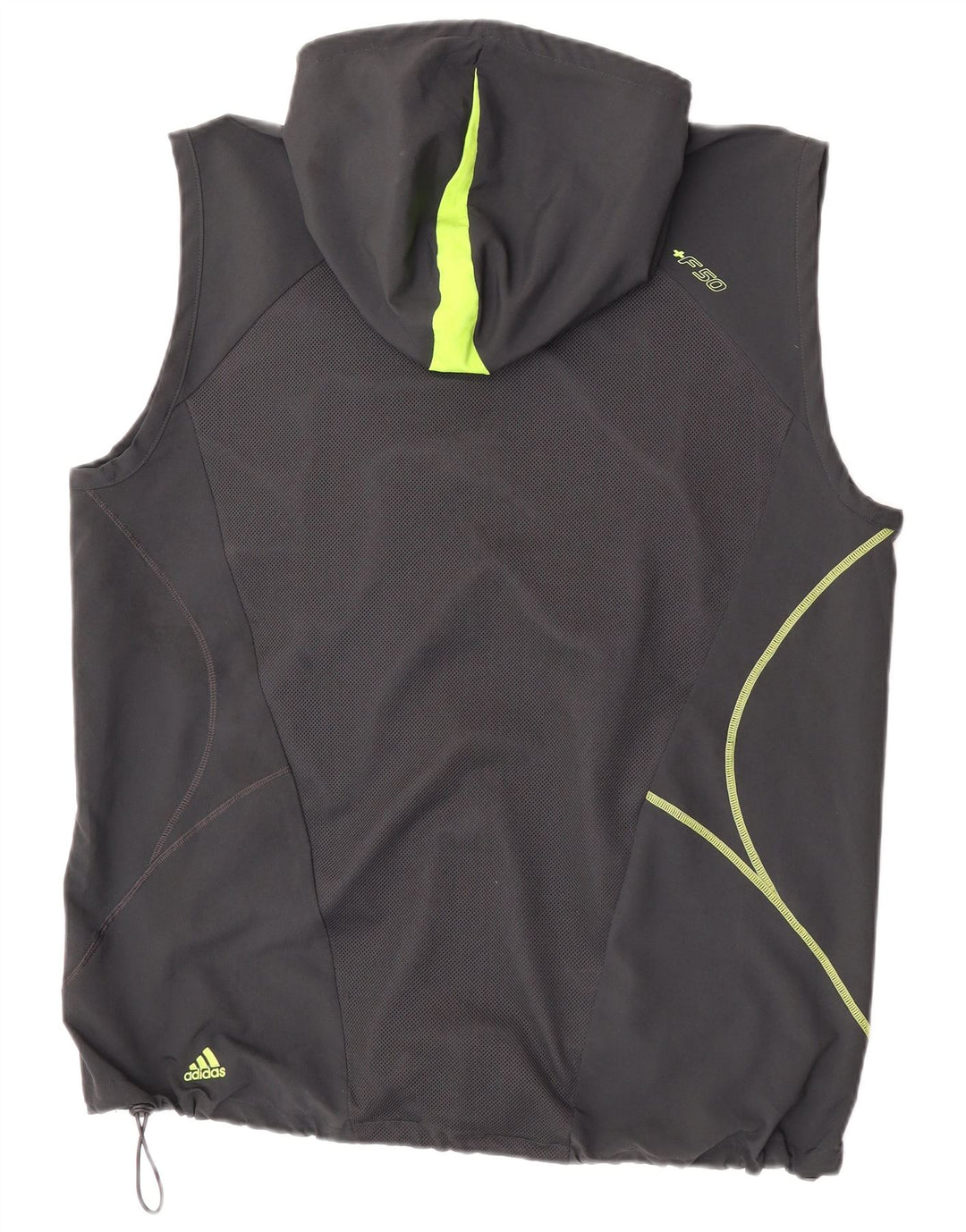 Adidas F50 Sweat à capuche sans manches pour homme Gris Taille L