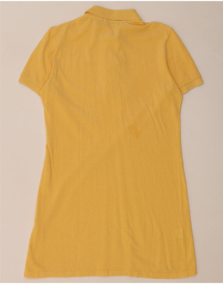 Lacoste Robe polo femme taille 40 coton jaune moyen