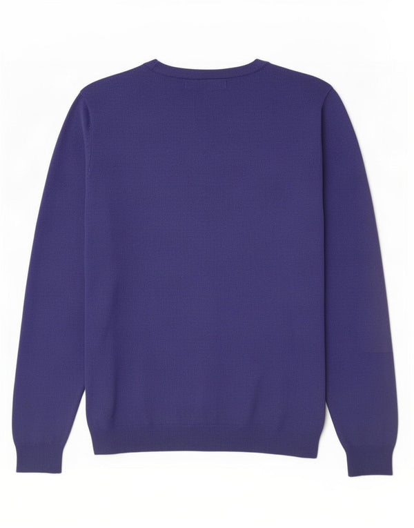Zara Pull Col Bateau Homme XL Violet