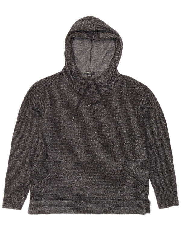 Champion Pull à capuche pour femme UK 44 Coton moucheté gris moyen