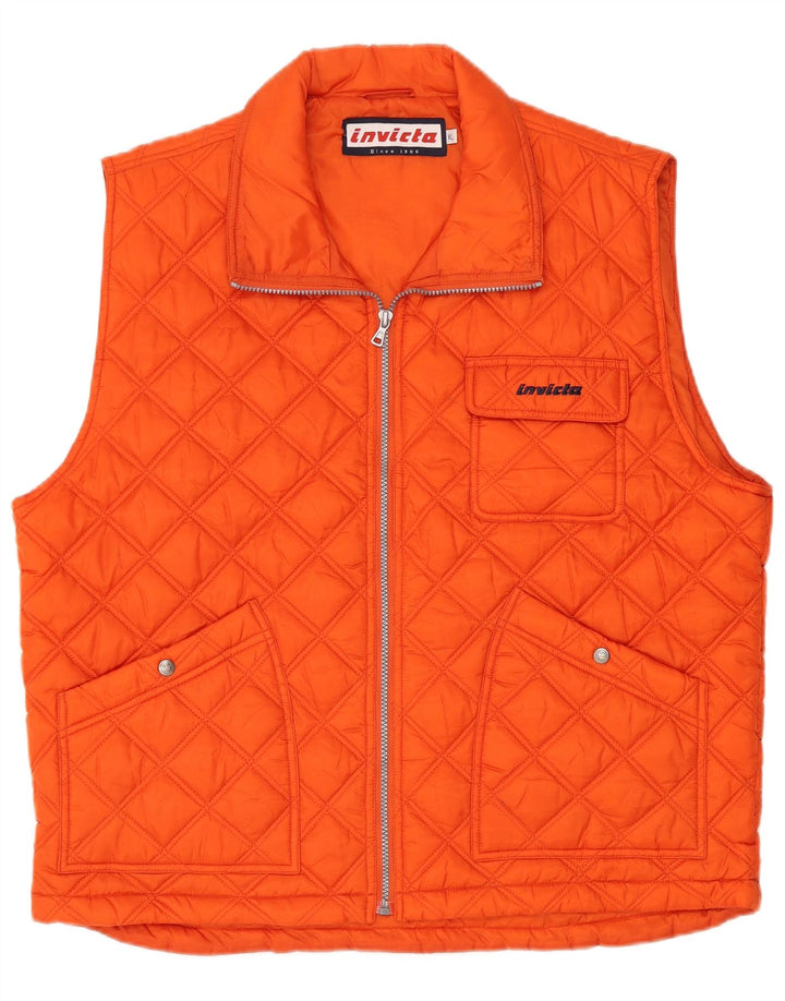 INVICTA Gilet matelassé homme UK 42 XL Orange Polyamide