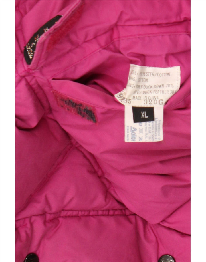 Dolomite Veste matelassée réversible à capuche pour homme UK 42 XL Rose Polyester