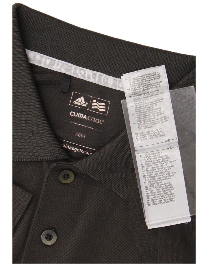 Adidas Polo Climacool Homme Gris Moyen Polyester