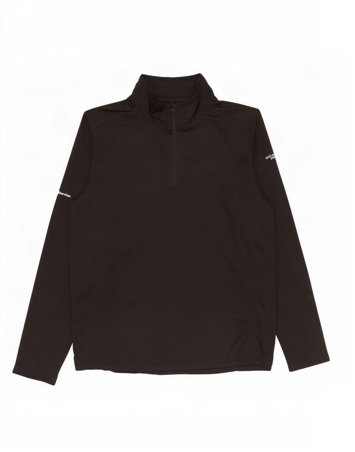 The North Face Haut de survêtement graphique pour femme UK 16 Large Noir