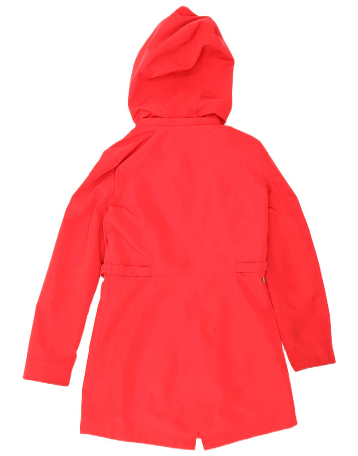 Nautica Imperméable à capuche pour homme UK 12 Rouge moyen Polyester