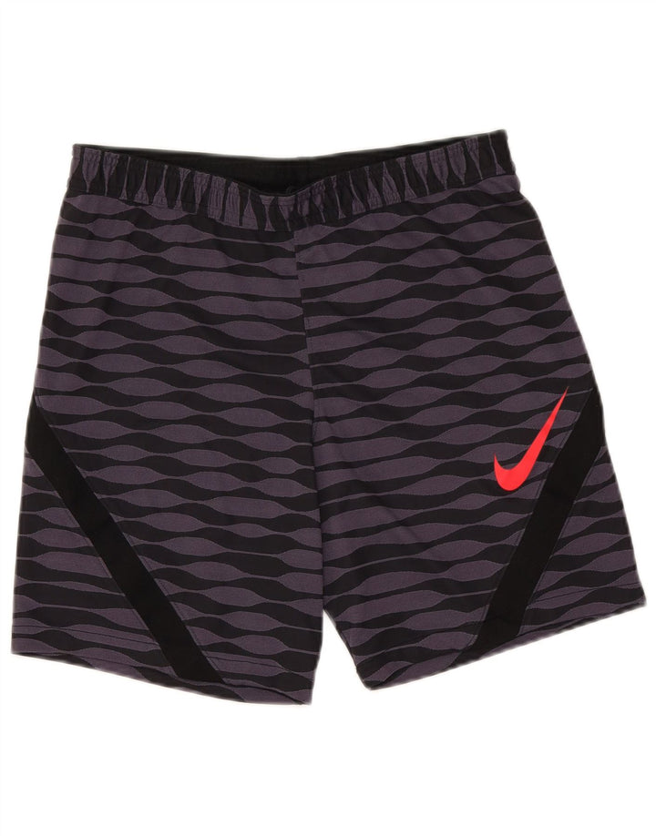 Nike Short de sport slim pour homme en polyester géométrique violet moyen