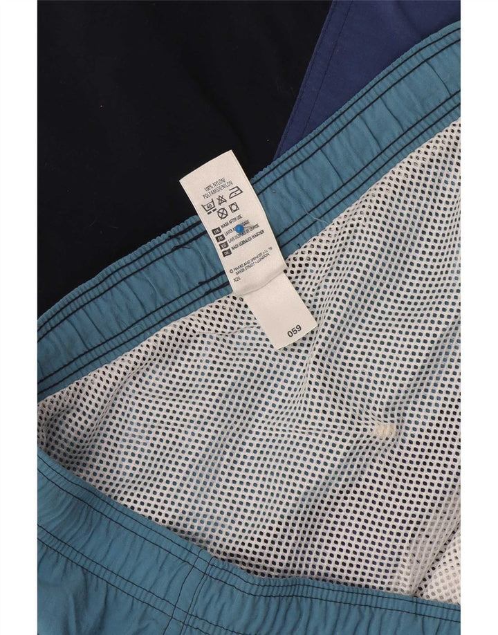 Marks & Spencer Short de Bain St. Michael Homme Bleu Large Colorblock