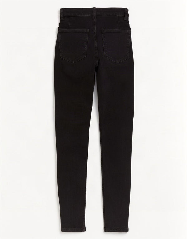 Zara Womens Skinny Jeans EU 34 2XS W24 L28 Black Cotton