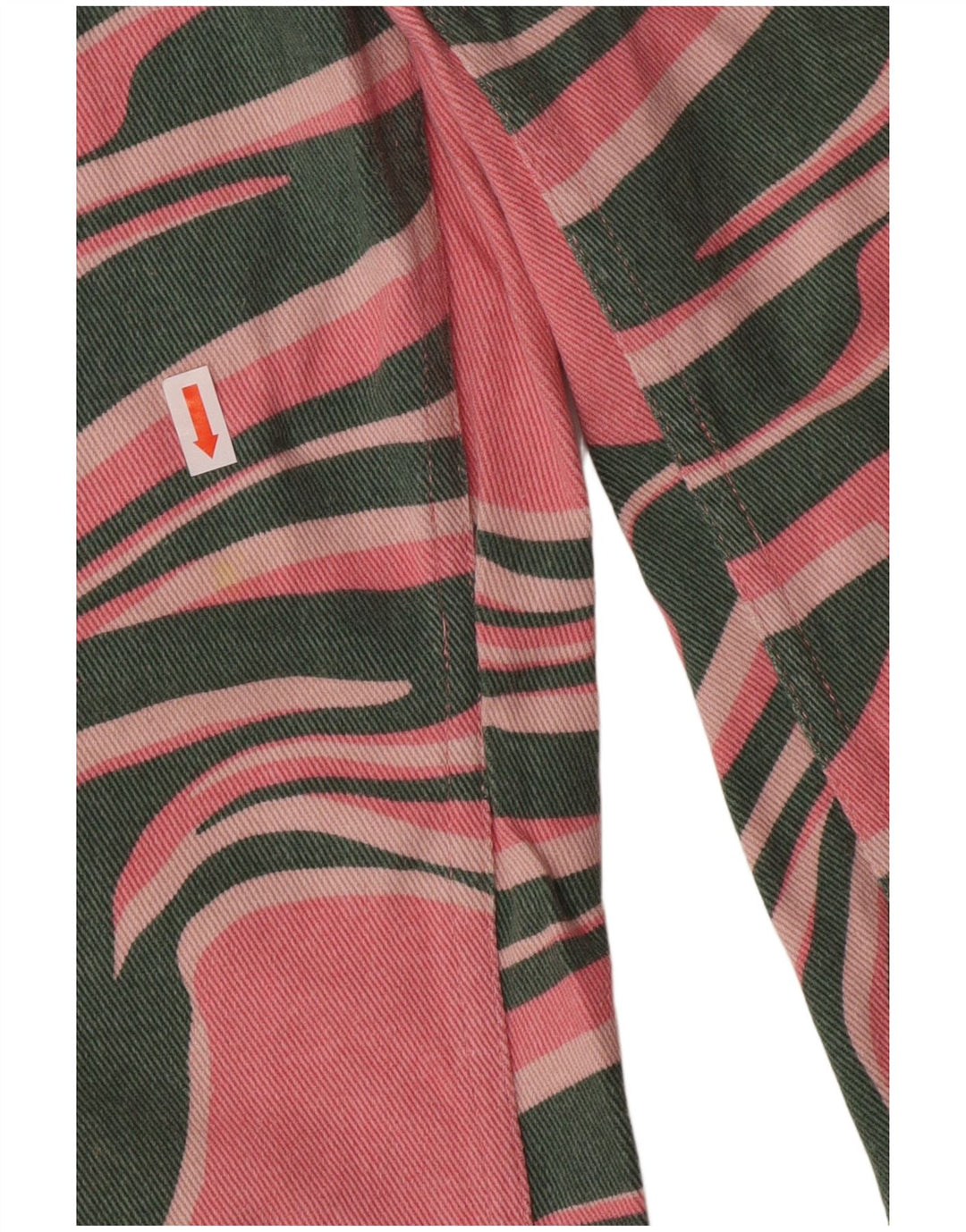 Lucy & Yak Jean ample taille haute pour femme W28 L29 en coton imprimé animal rose