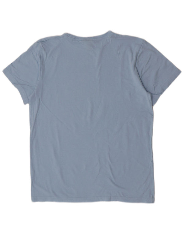 Ellesse T-shirt graphique coupe décontractée pour femme UK 10 Small Bleu