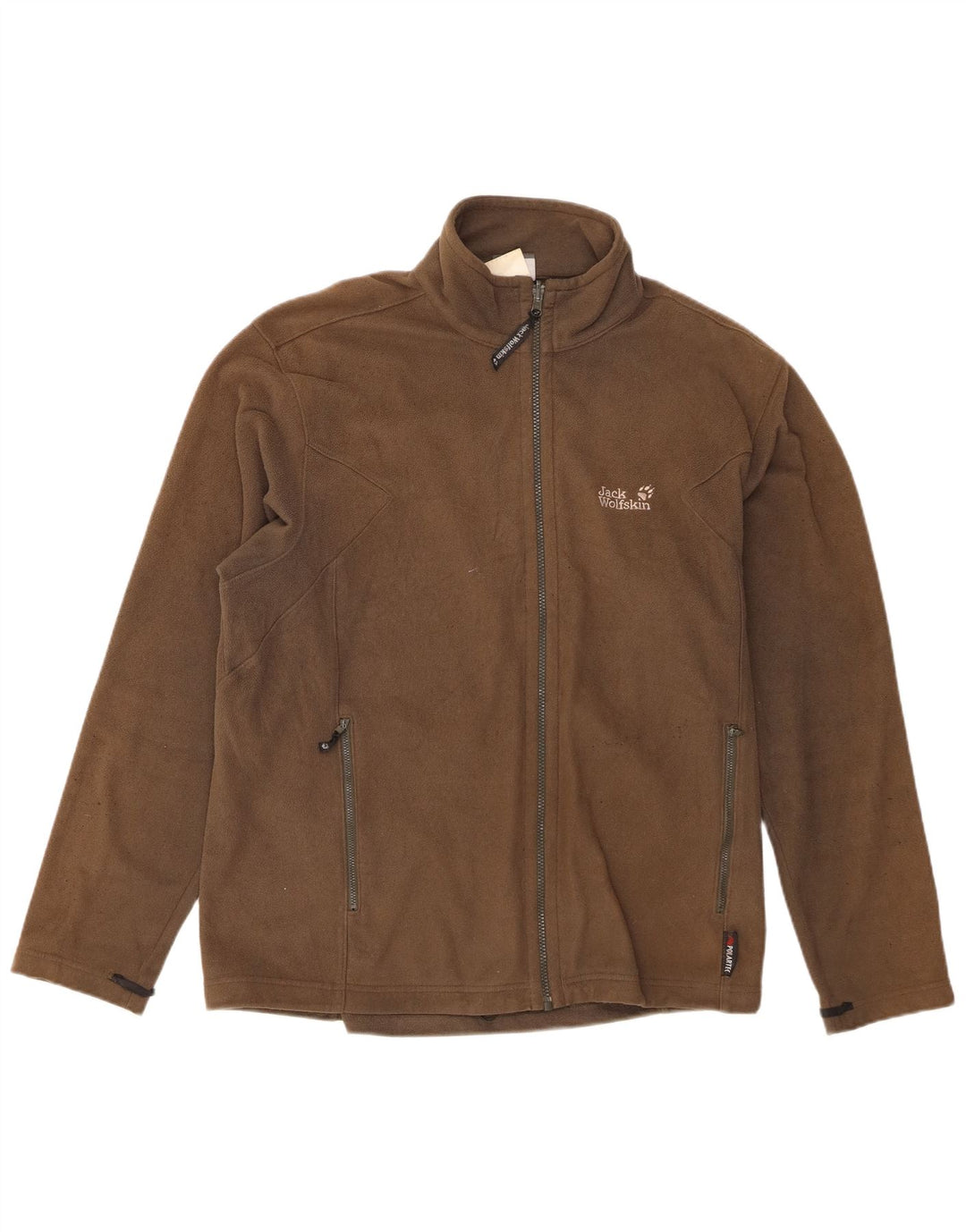 Jack Wolfskin Veste polaire doublée pour homme UK 48 2XL Kaki Polyester