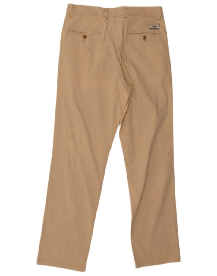 AVIREX Pantalon Chino Droit Homme W32 L31 Beige Coton