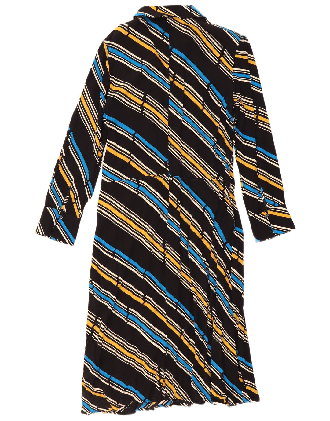 Max & Co. Robe longue à manches longues pour femme UK 42, rayures multicolores moyennes