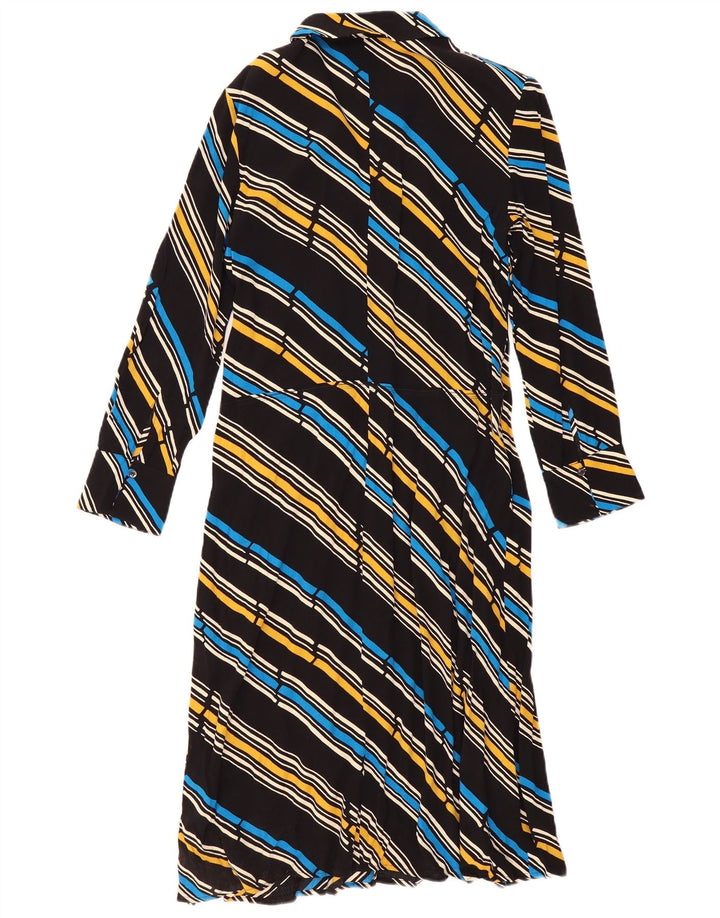 Max & Co. Robe longue à manches longues pour femme UK 42, rayures multicolores moyennes
