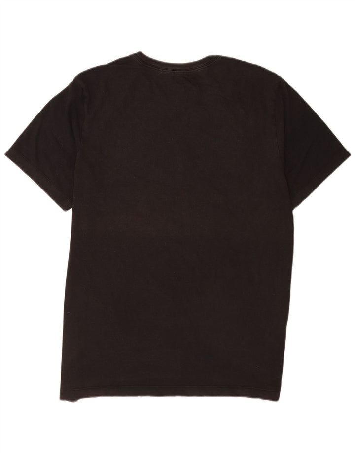 Nike T-shirt graphique pour homme en coton noir Taille L