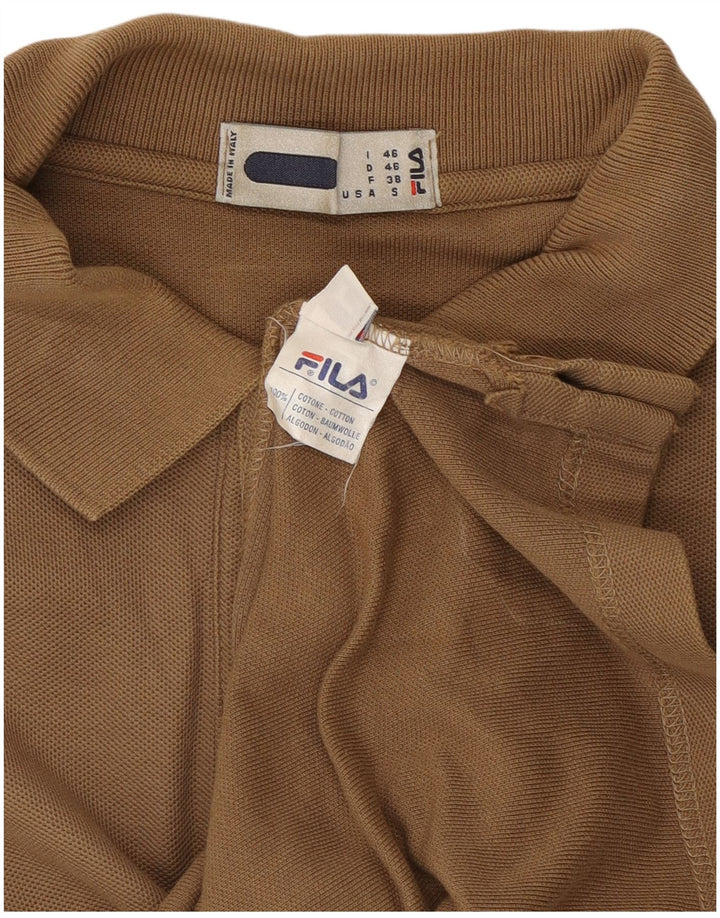 Fila Polo Homme Petit Coton Beige