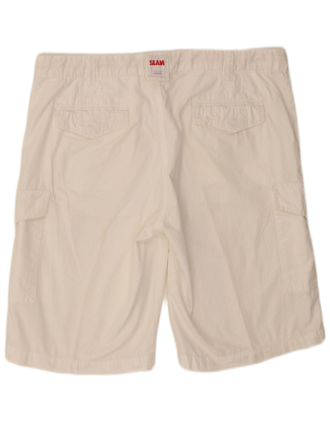 Slam Short Cargo Homme W38 XL Coton Blanc