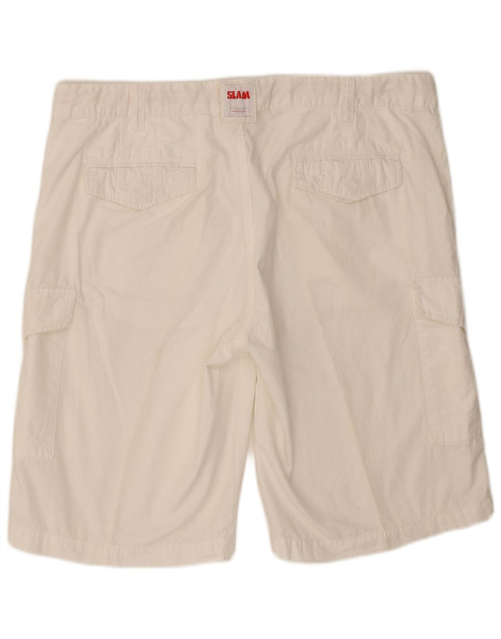 Slam Short Cargo Homme W38 XL Coton Blanc