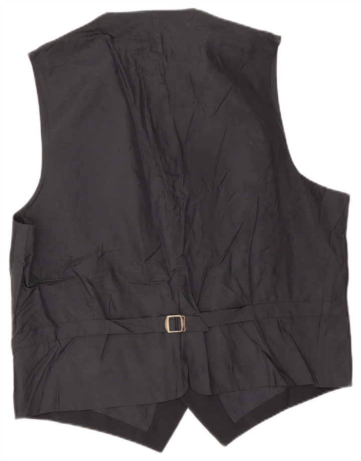 Angelico Gilet Homme IT 54 2XL Noir Laine Vierge