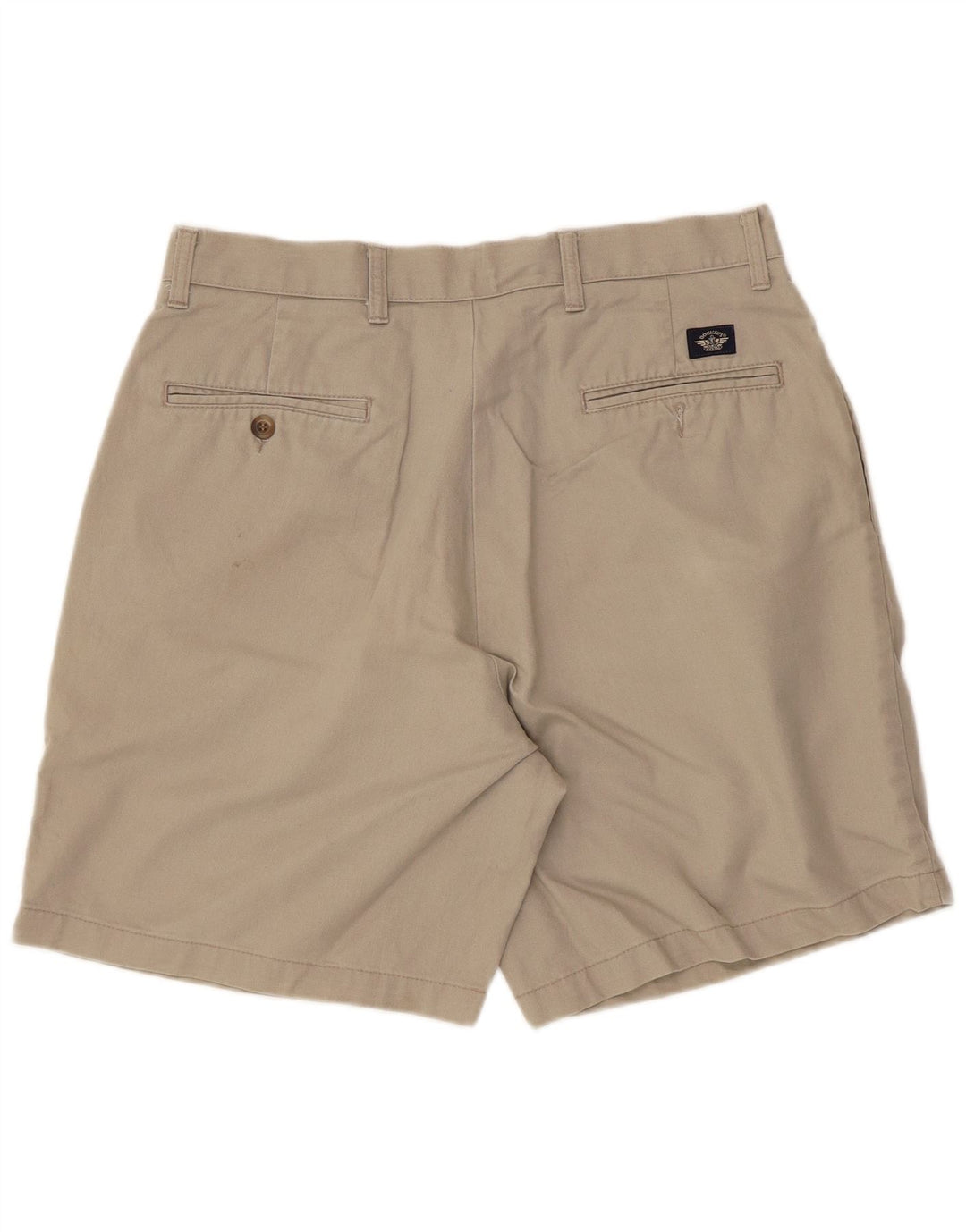 Dockers Short Chino Khakis Pegged W33 Homme Beige Moyen Coton