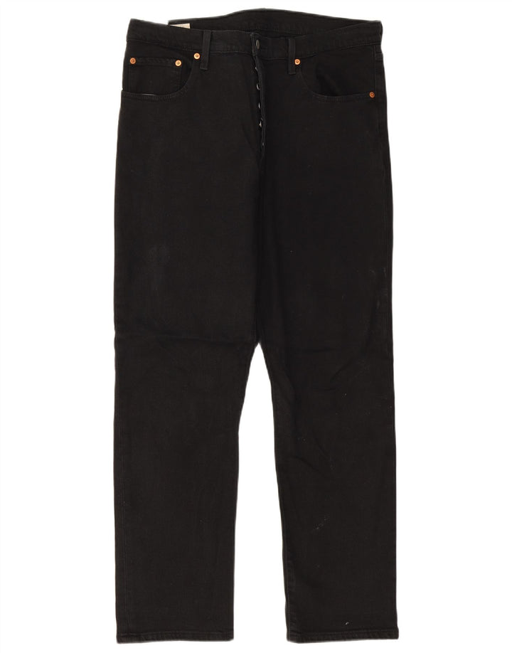 Levi's Jean Droit 501 Homme W32 L28 Noir Coton